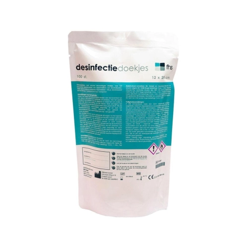 FHS Desinfectiedoekjes 12x20 cm Refill 100 stuks