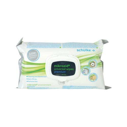 Schülke Mikrozid Universal Wipes Green Line 18x20 cm Refill 114 stuks